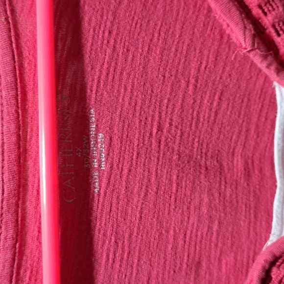 Woman's plus size 3/4 sleeve top - Picture 2 of 5